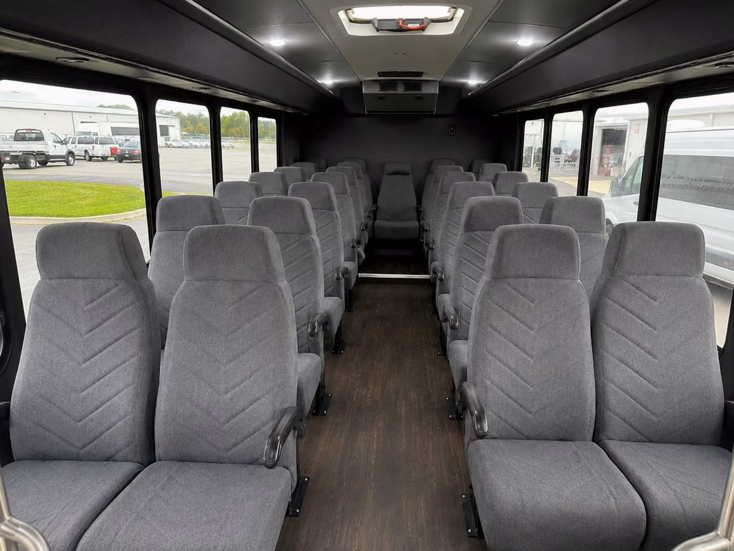 15 passenger minibus inside