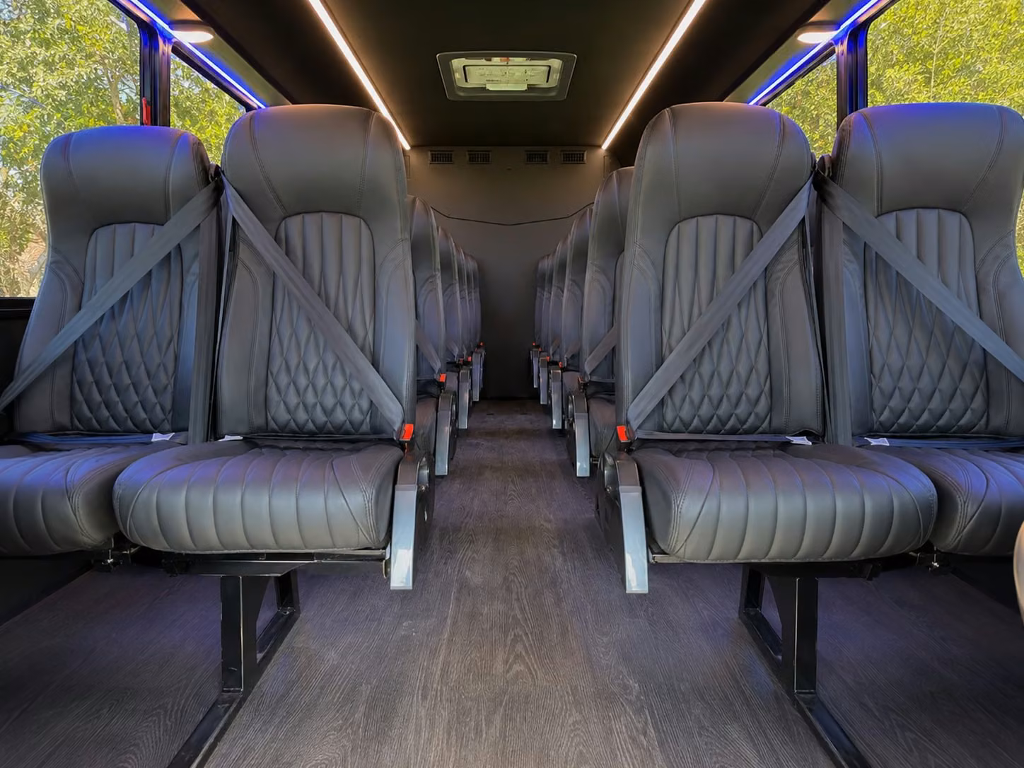 20 passenger minibus inside