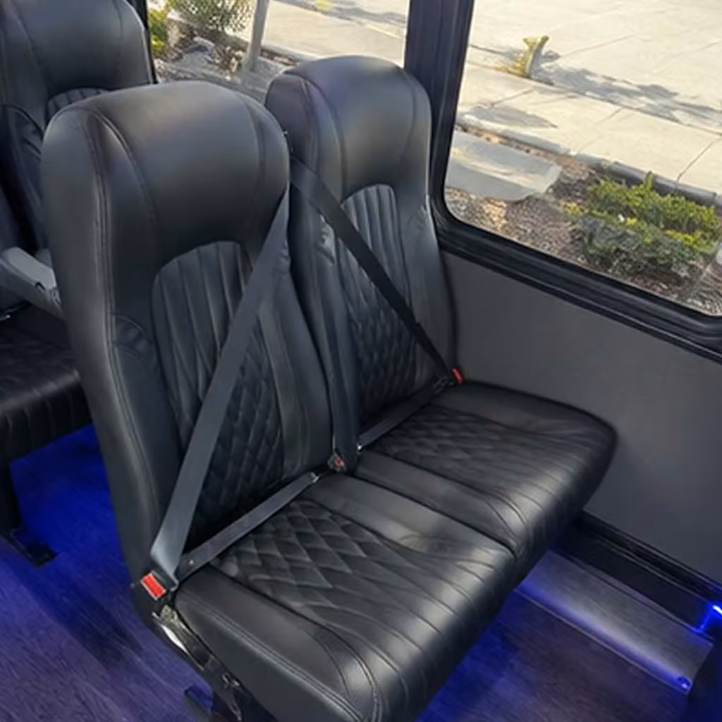 25 passenger minibus inside