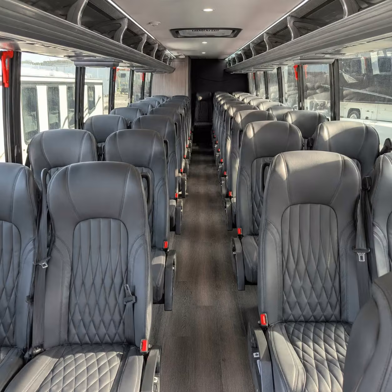 25 passenger minibus interior