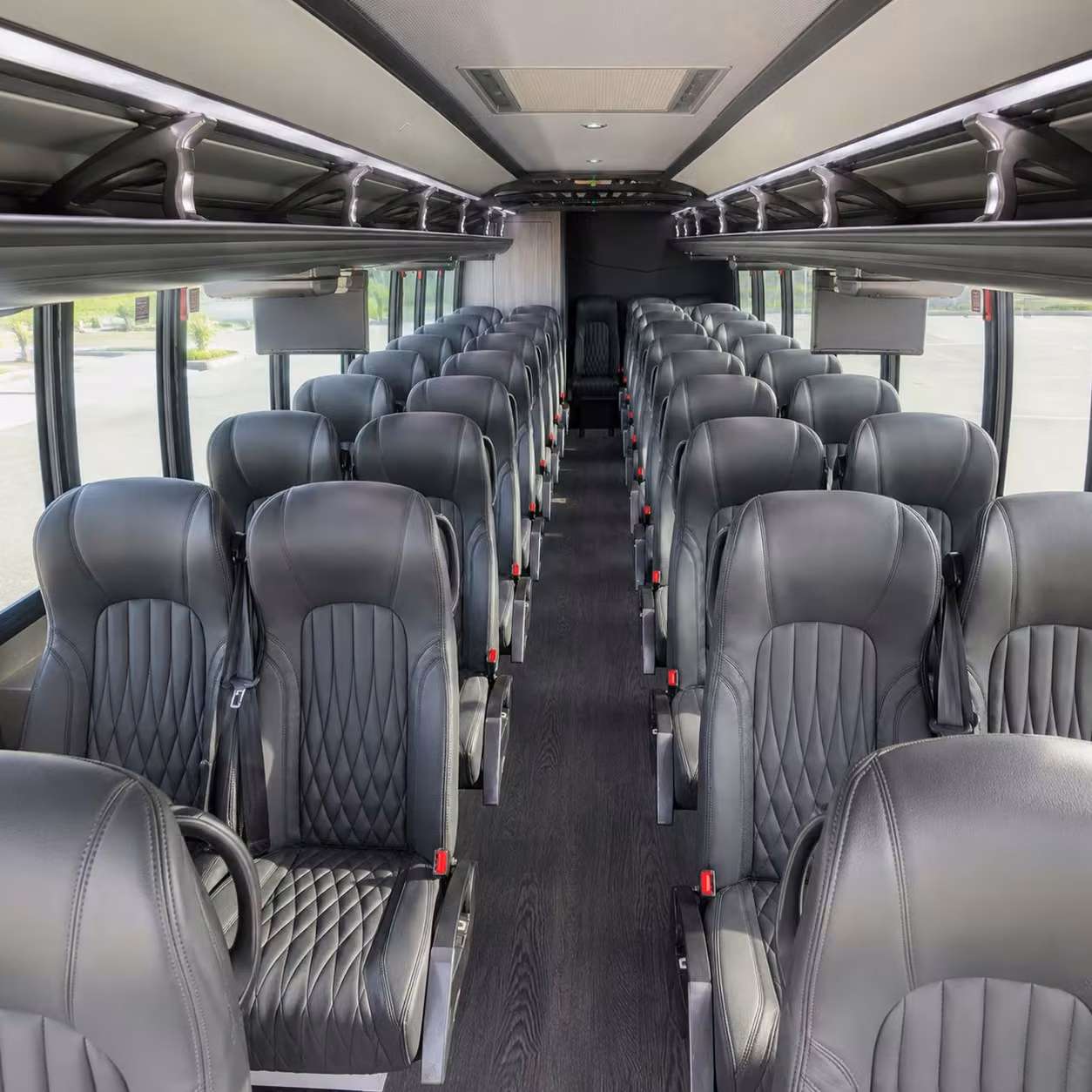 28 passenger minibus interior