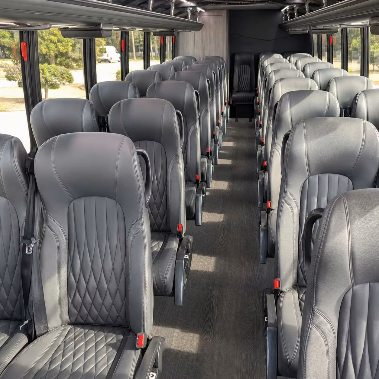 35 passenger minibus inside