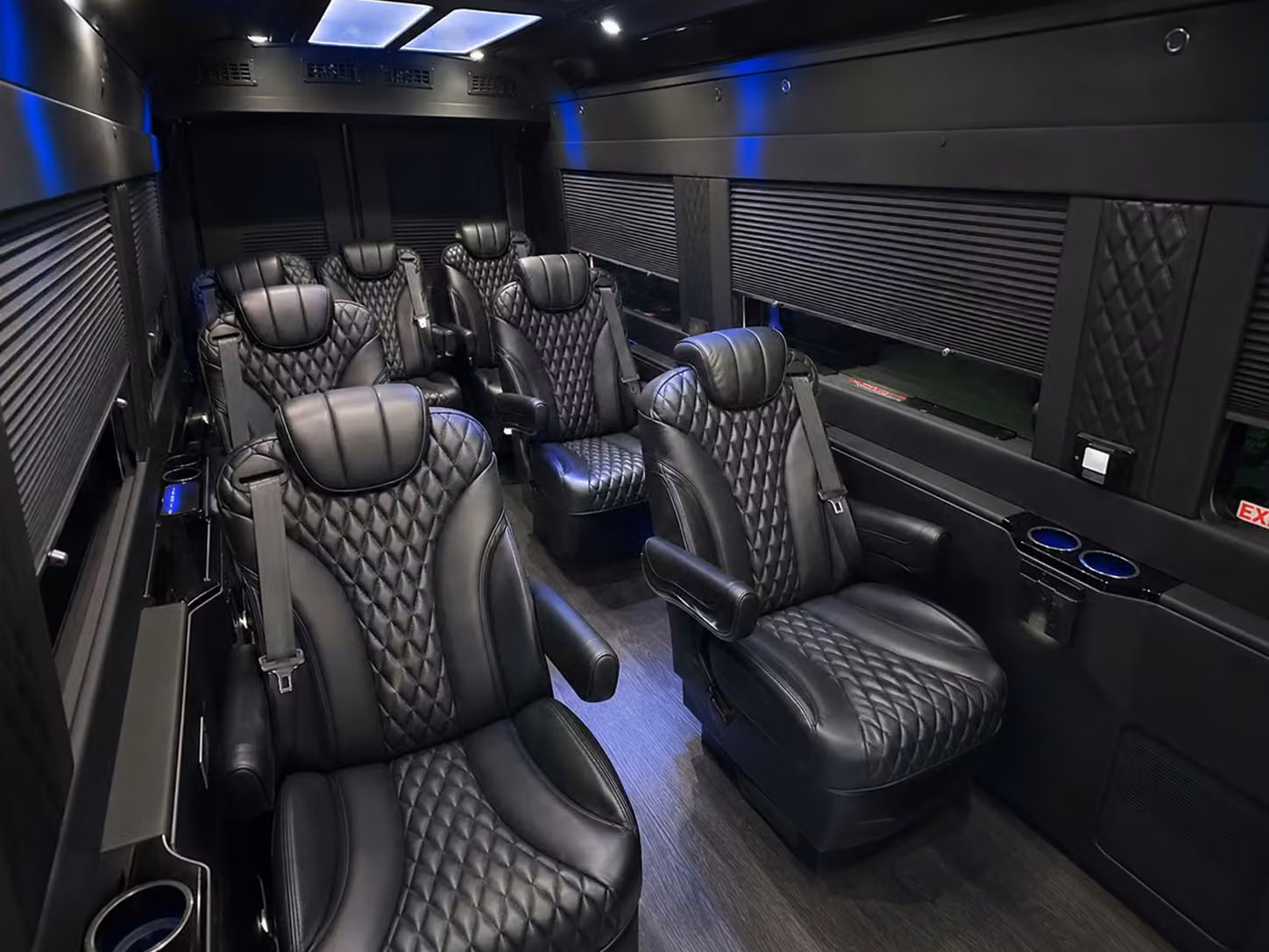 sprinter van with driver inside